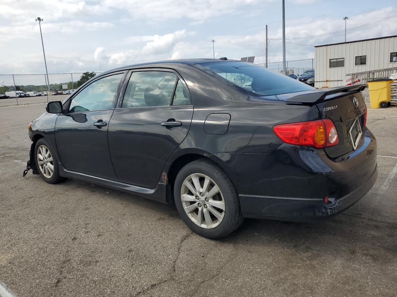 2010 Toyota Corolla VIN 1NXBU4EE4AZ386288 Copart auction photo, front end / rear end damage thumbnail 2