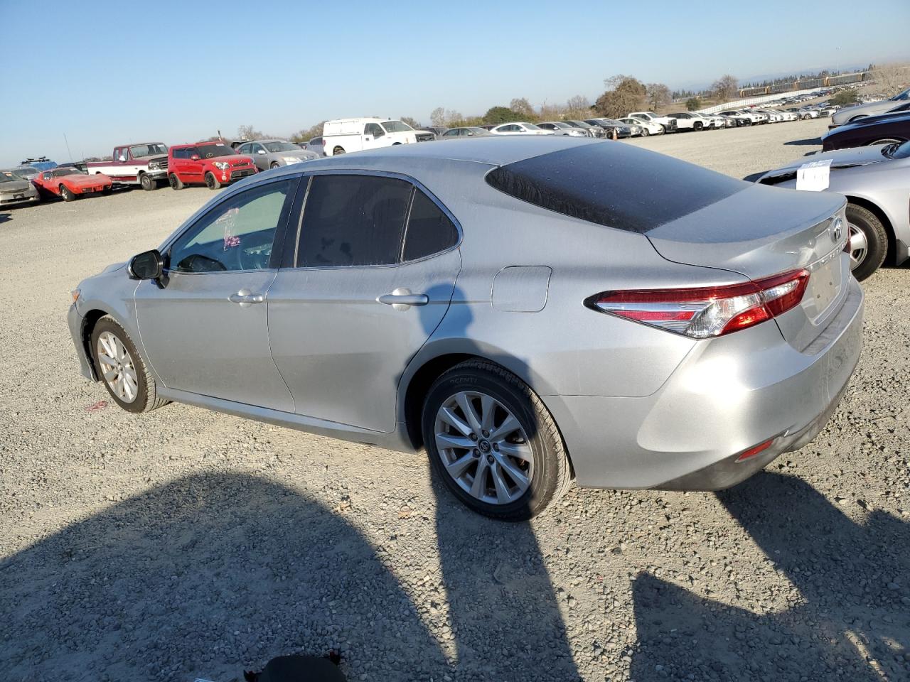 2018 Toyota Camry VIN 4T1B11HK3JU511922 Copart auction photo, vandalism / all over damage thumbnail 2