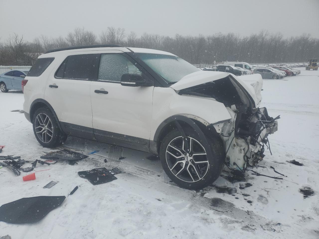 2016 Ford Explorer VIN 1FM5K8GT0GGA82145 Copart auction photo, all over damage thumbnail 4