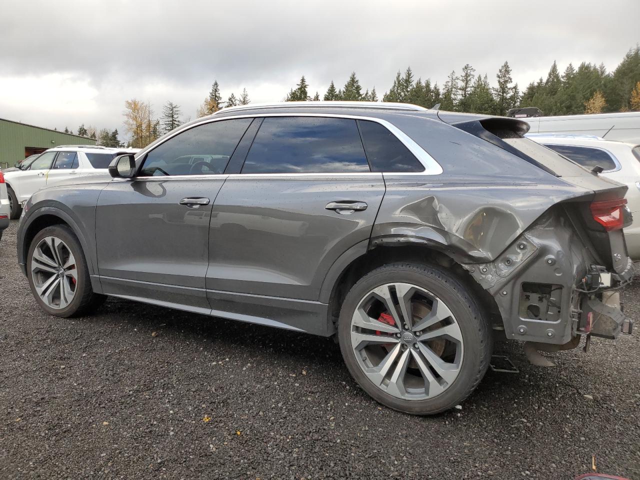 2019 Audi Q8 VIN WA1BVAF15KD042220 Copart auction photo, rear end damage thumbnail 2