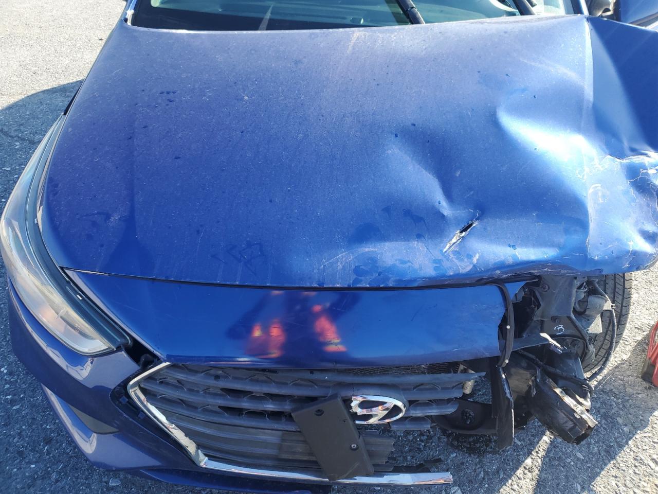 2018 Hyundai Accent VIN 3KPC24A30JE028106 Copart auction photo, front end damage thumbnail 11