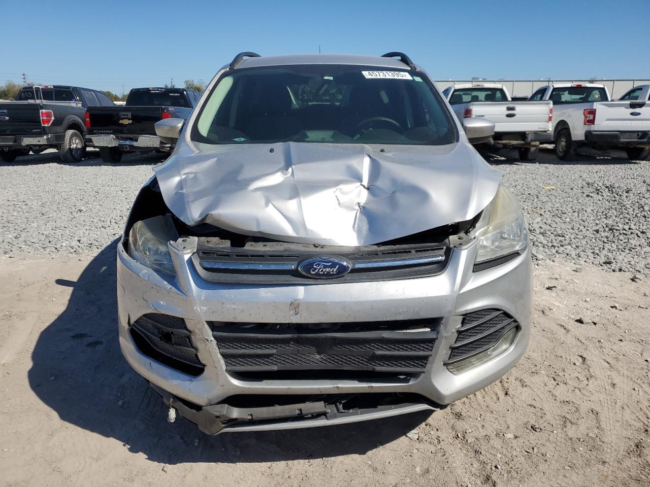 2014 Ford Escape VIN 1FMCU0GX3EUC39087 Copart auction photo, front end damage thumbnail 5