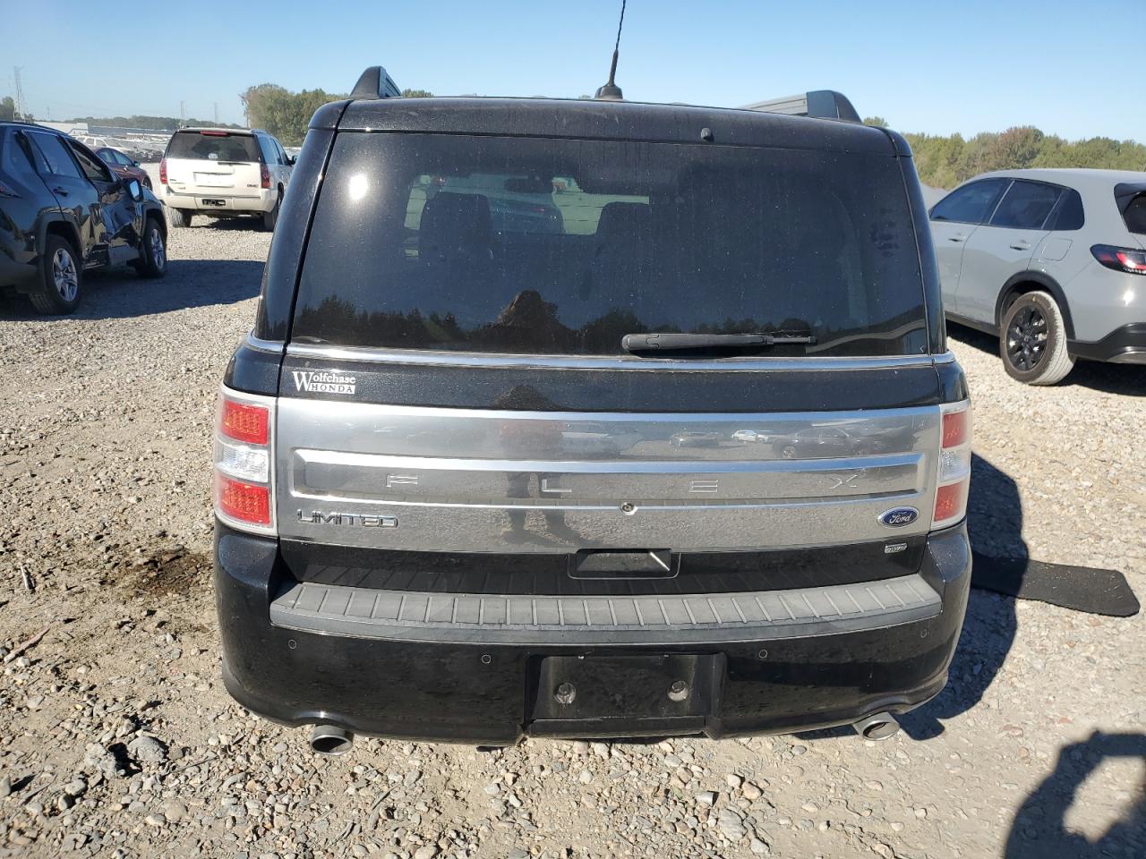2015 Ford Flex VIN 2FMHK6D87FBA01990 Copart auction photo, side damage thumbnail 6