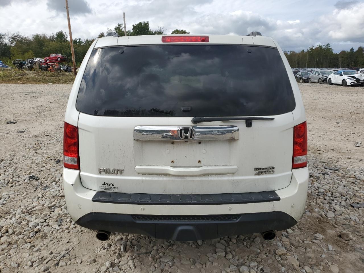 2012 Honda Pilot VIN 5FNYF4H90CB019360 Copart auction photo, side / minor dent/scratches damage thumbnail 6