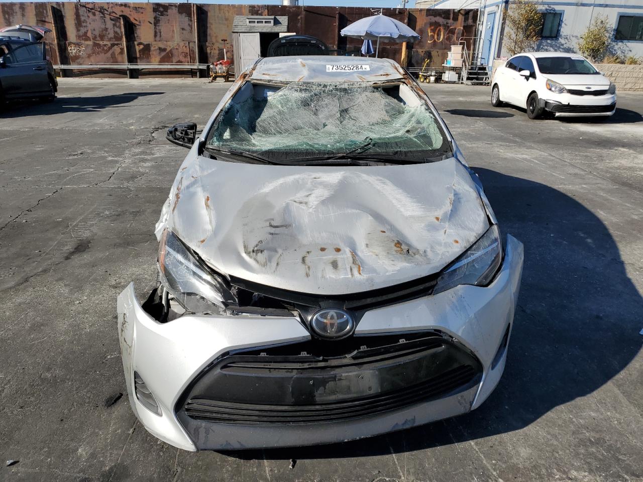 2019 Toyota Corolla VIN 2T1BURHE8KC229519 Copart auction photo, all over damage thumbnail 5