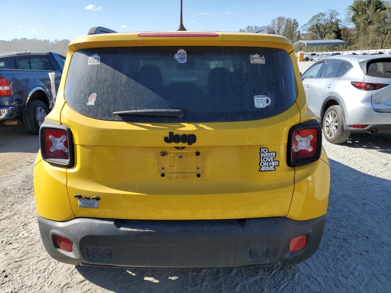 2017 Jeep Renegade VIN ZACCJBBB7HPF94449 Copart auction photo, water/flood damage thumbnail 6