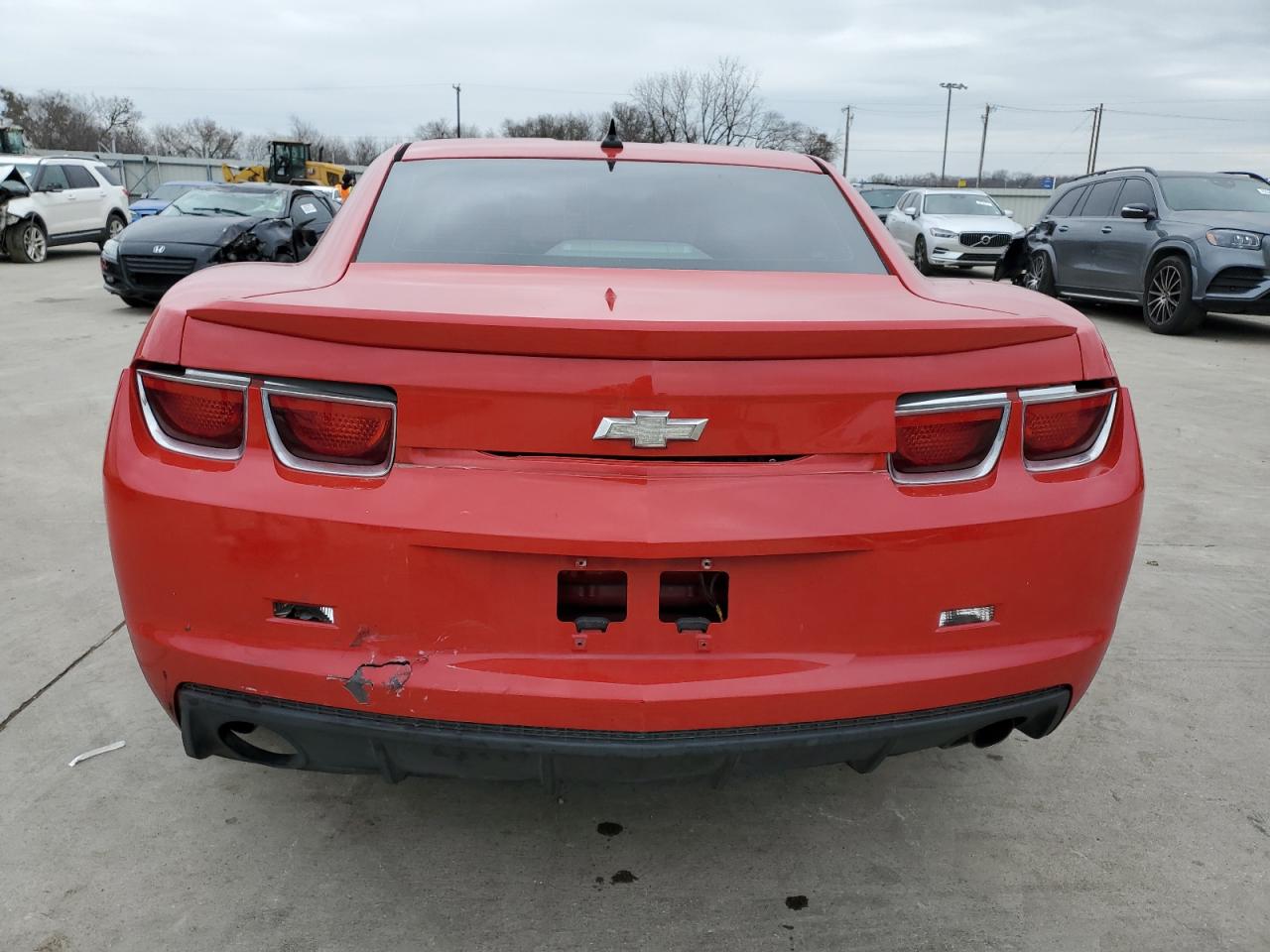 2012 Chevrolet Camaro VIN 2G1FA1E36C9208757 Copart auction photo, rear end damage thumbnail 6