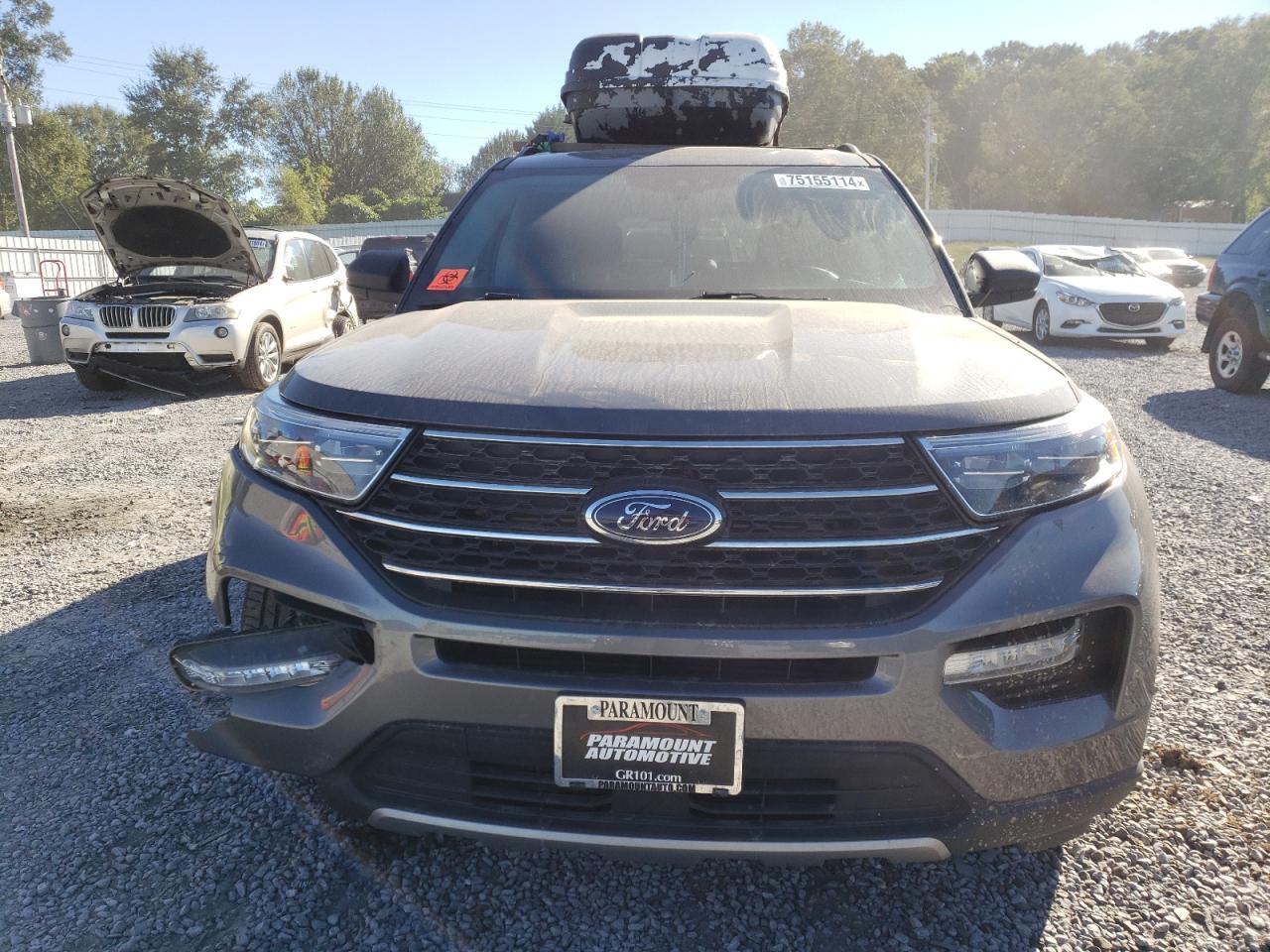 2021 Ford Explorer VIN 1FMSK8DH1MGA29114 Copart auction photo, water/flood / front end damage thumbnail 5