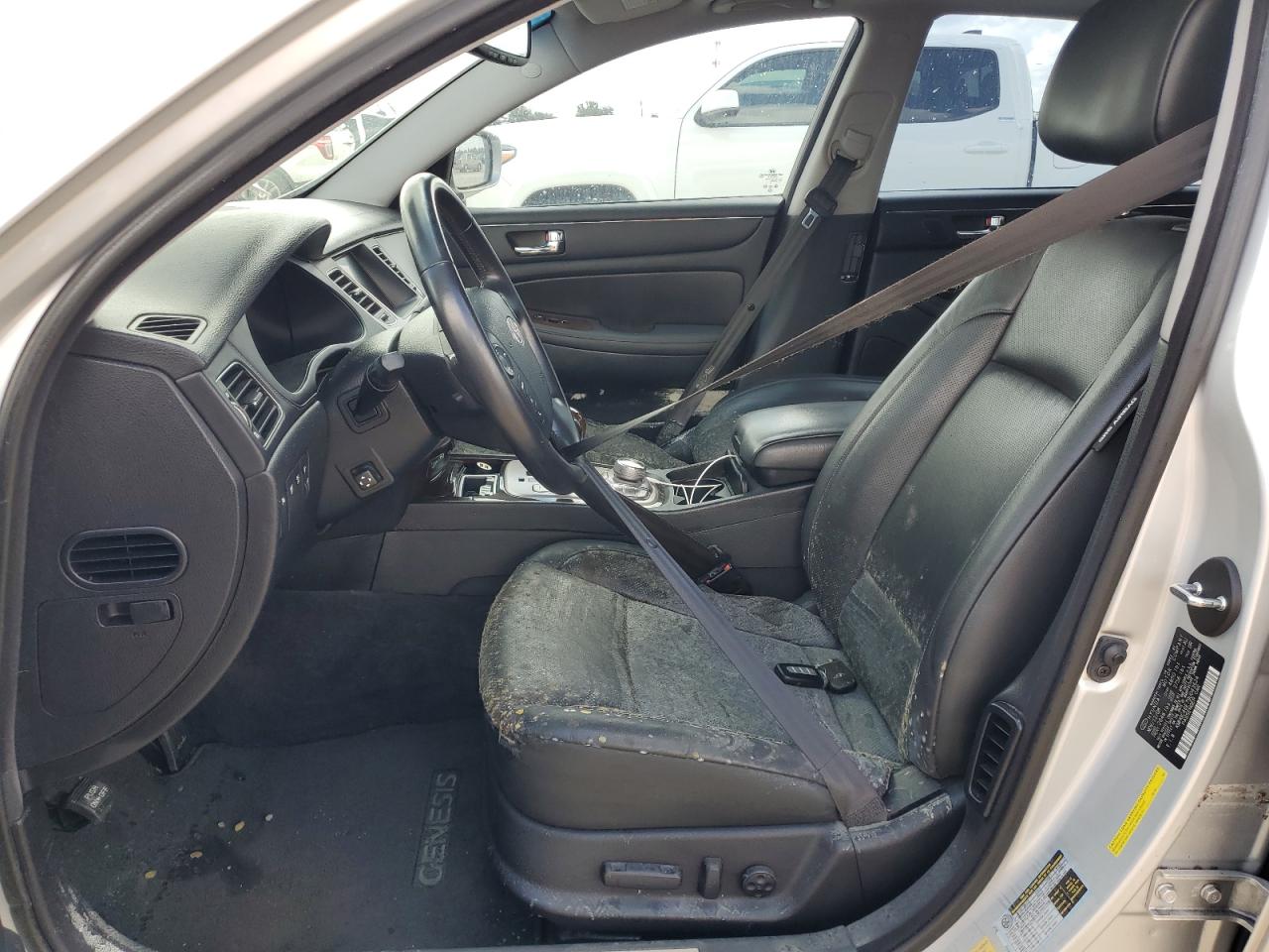 2009 Hyundai Genesis VIN KMHGC46E79U043624 Copart auction photo, water/flood damage thumbnail 7