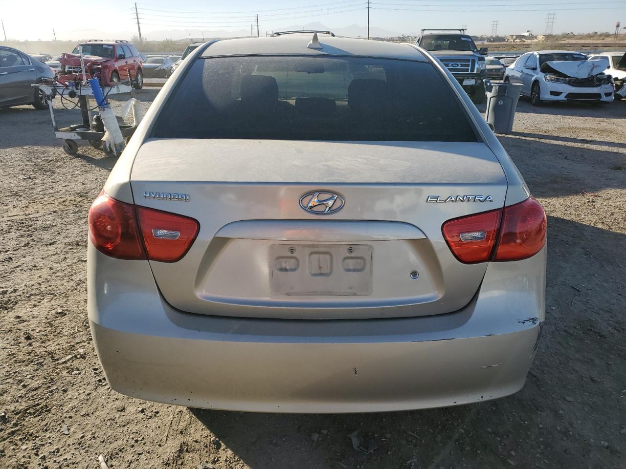 2010 Hyundai Elantra VIN KMHDU4AD1AU944569 Copart auction photo, rear end damage thumbnail 6
