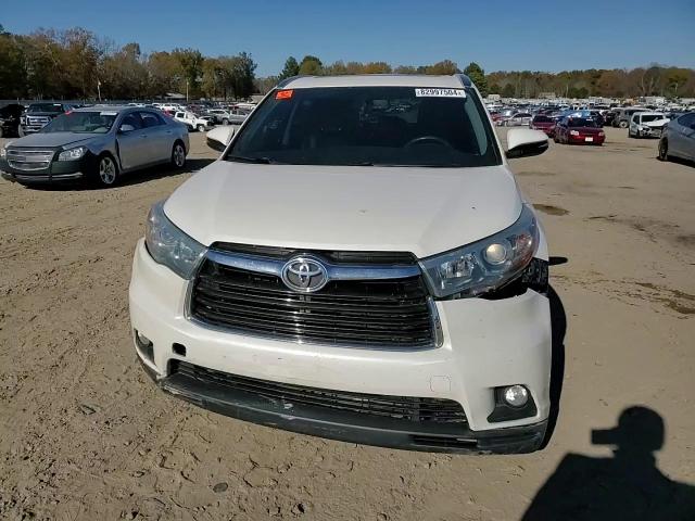 2015 Toyota Highlander VIN 5TDKKRFHXFS067716 Copart auction photo, front end / side damage thumbnail 12