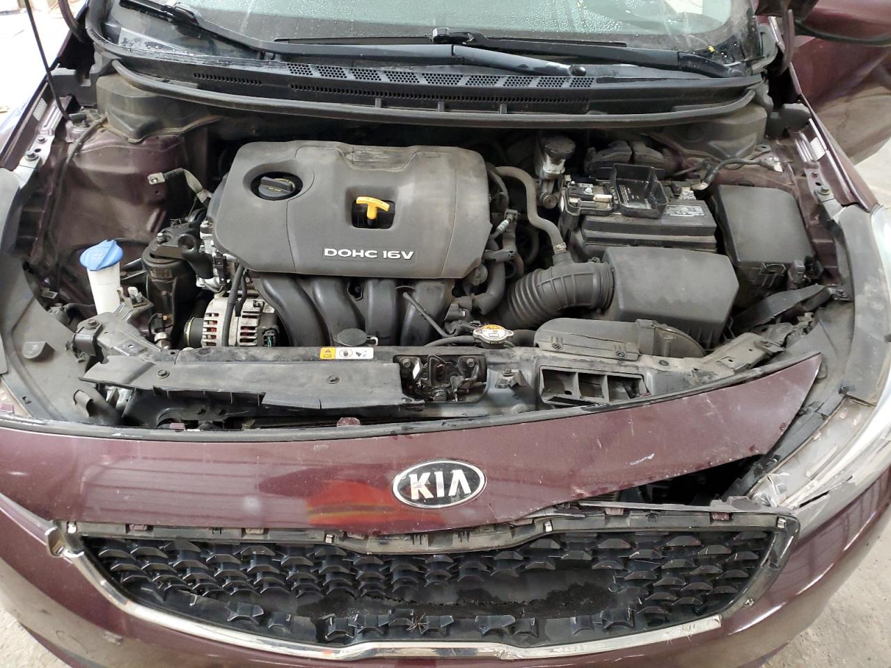 2017 KIA Forte VIN 3KPFK4A76HE071245 Copart auction photo, front end / minor dent/scratches damage thumbnail 11