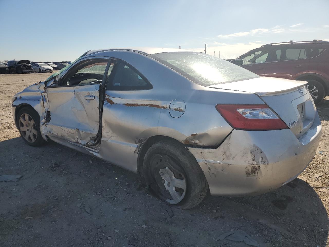 2006 Honda Civic VIN 2HGFG12626H582606 Copart auction photo, side / minor dent/scratches damage thumbnail 2