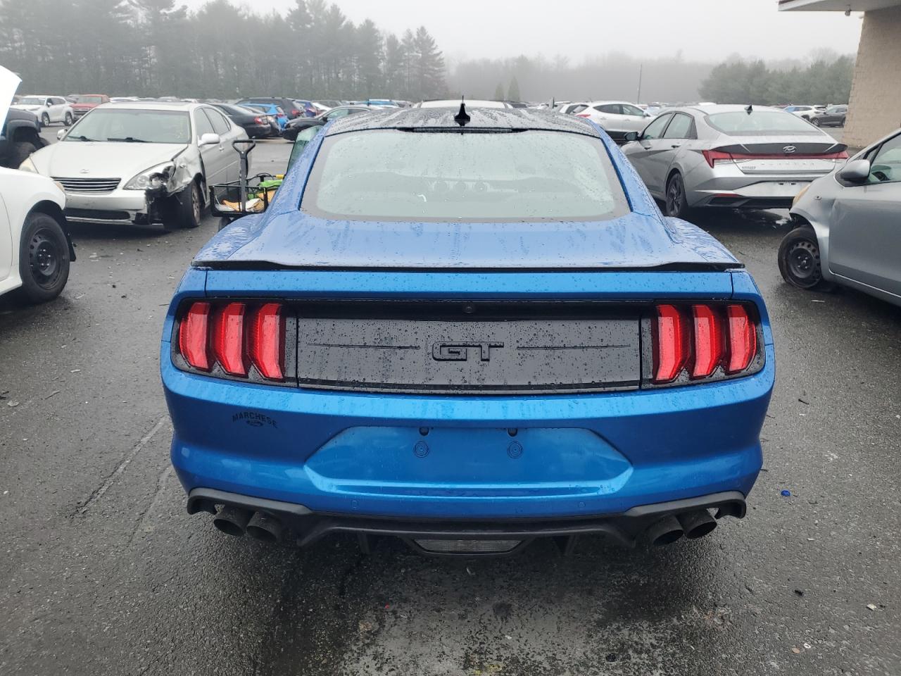 2021 Ford Mustang VIN 1FA6P8CF8M5135312 Copart auction photo, side damage thumbnail 6