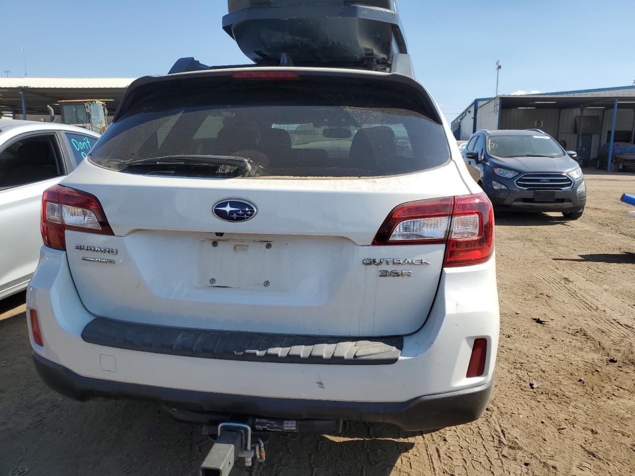 2016 Subaru Outback VIN 4S4BSENC4G3272882 Copart auction photo, front end / side damage thumbnail 6