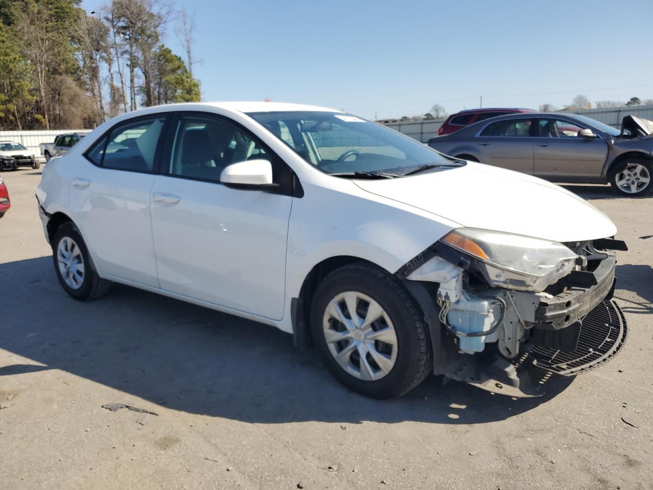 2014 Toyota Corolla VIN 2T1BURHE3EC073460 Copart auction photo, rear end / front end damage thumbnail 4