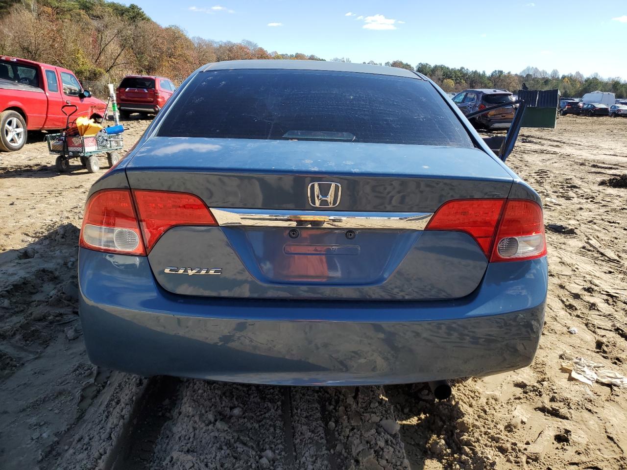 2009 Honda Civic VIN 1HGFA16899L009397 Copart auction photo, side / all over damage thumbnail 6