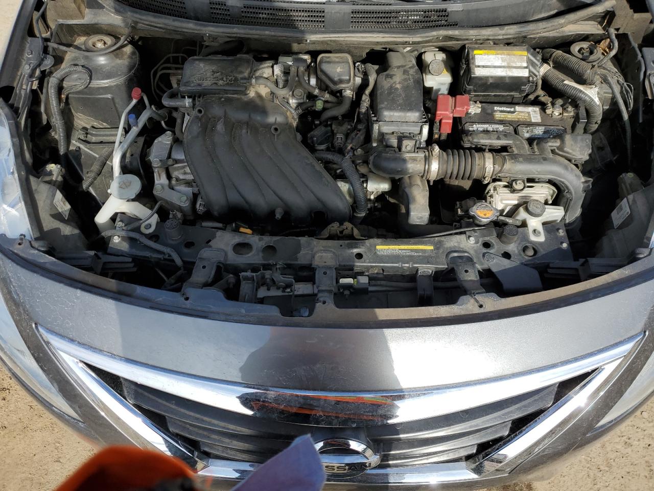 2016 Nissan Versa VIN 3N1CN7AP5GL894192 Copart auction photo, side damage thumbnail 11