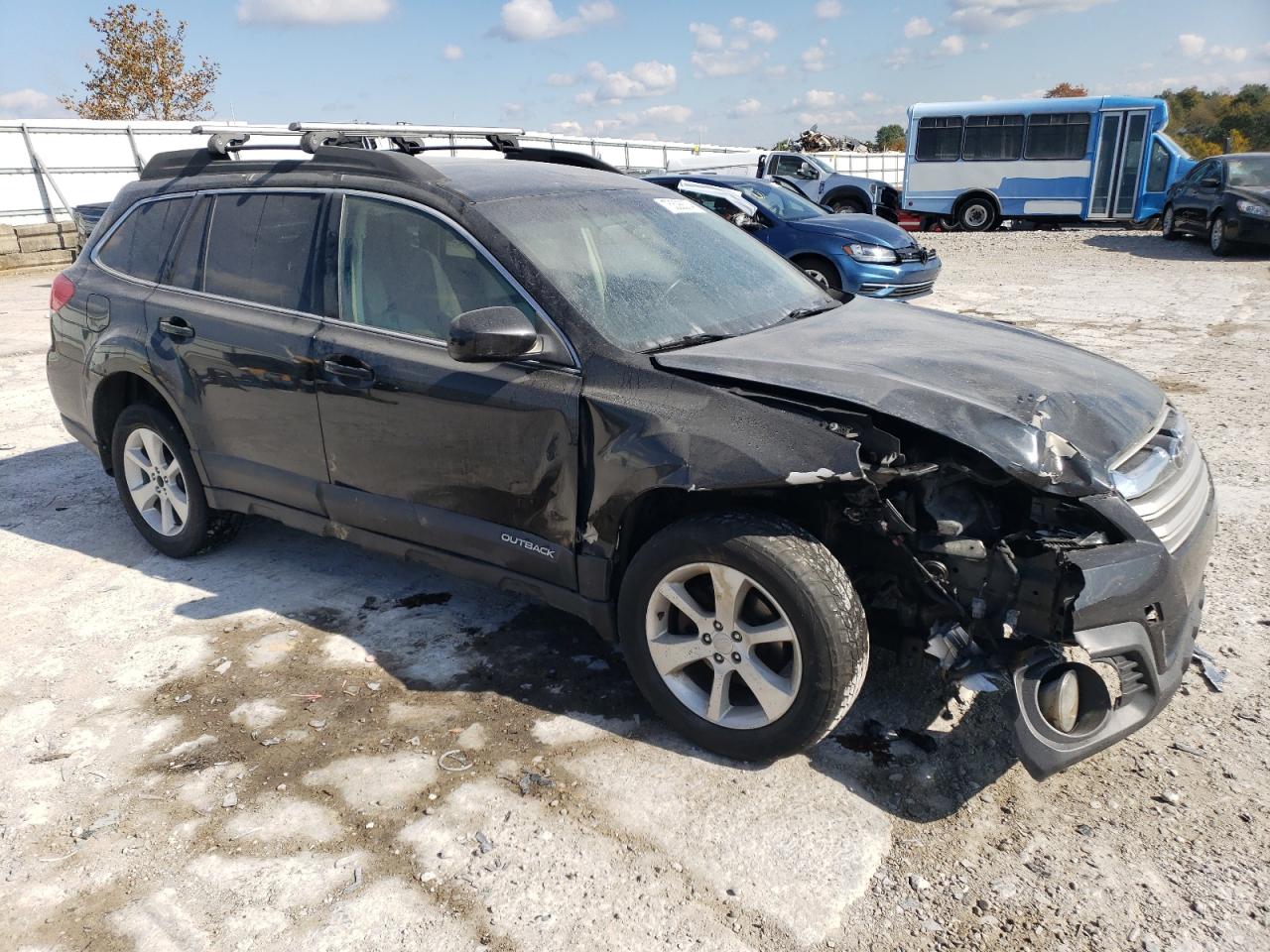 2013 Subaru Outback VIN 4S4BRBCC9D3254905 Copart auction photo, front end / side damage thumbnail 4