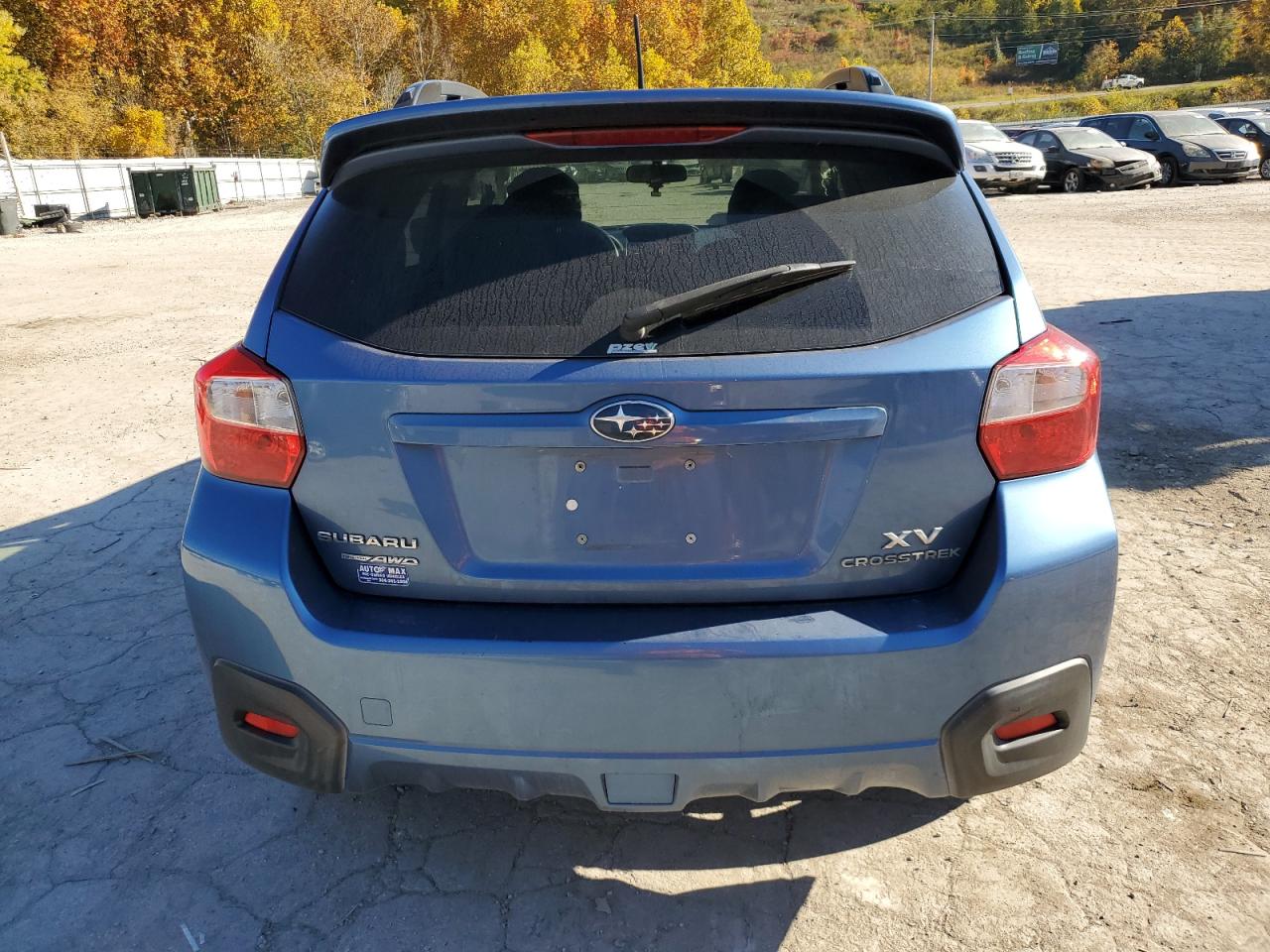 2014 Subaru XV VIN JF2GPAVC4E8342192 Copart auction photo, front end / side damage thumbnail 6