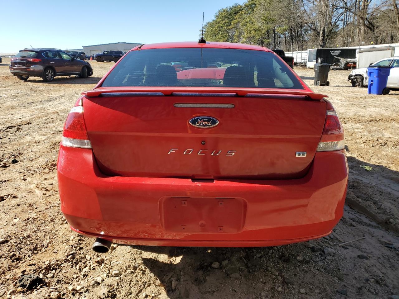 2008 Ford Focus VIN 1FAHP33N98W164949 Copart auction photo, front end damage thumbnail 6