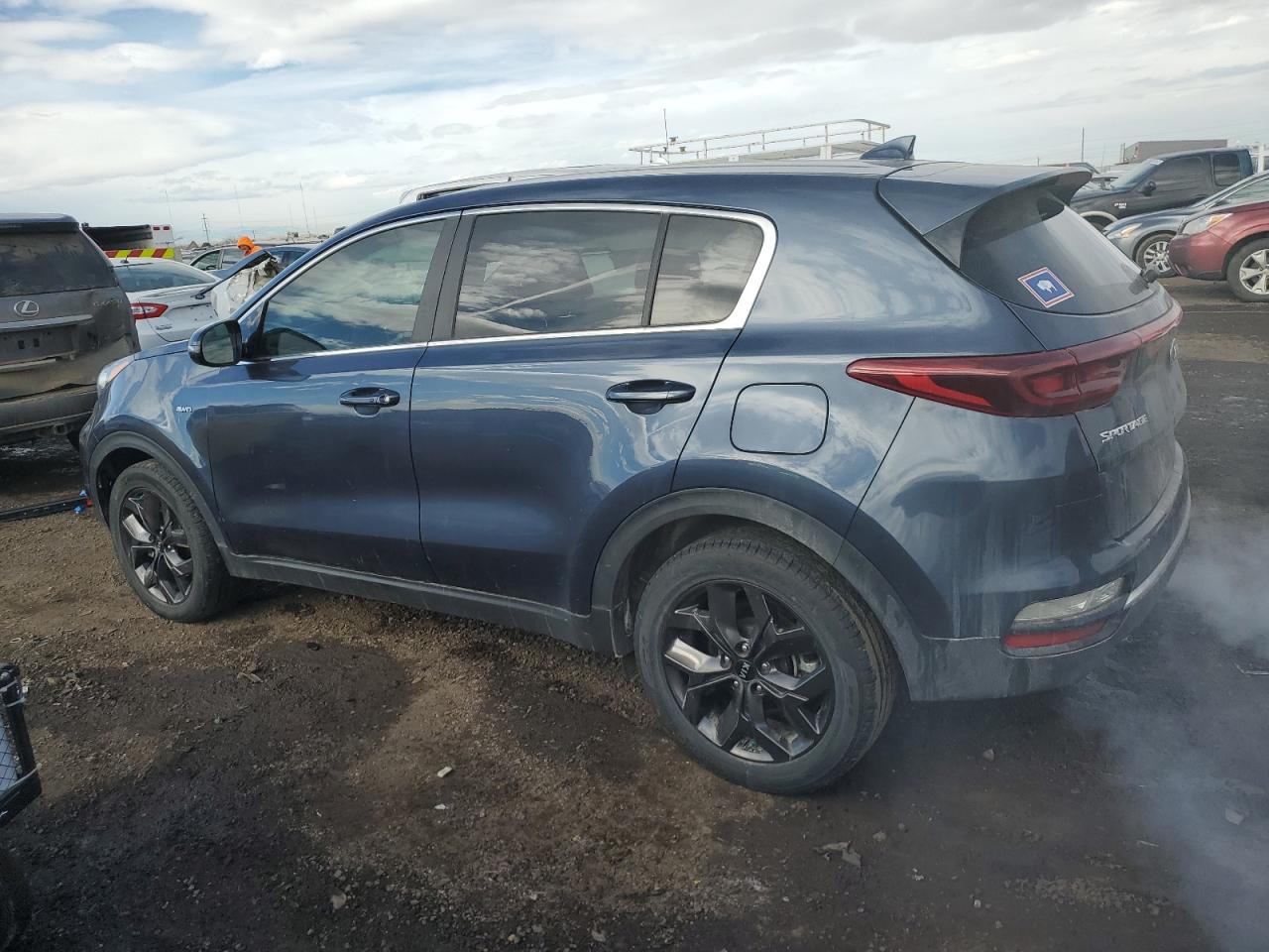 2022 KIA Sportage VIN KNDPMCAC5N7020644 Copart auction photo, undercarriage damage thumbnail 2