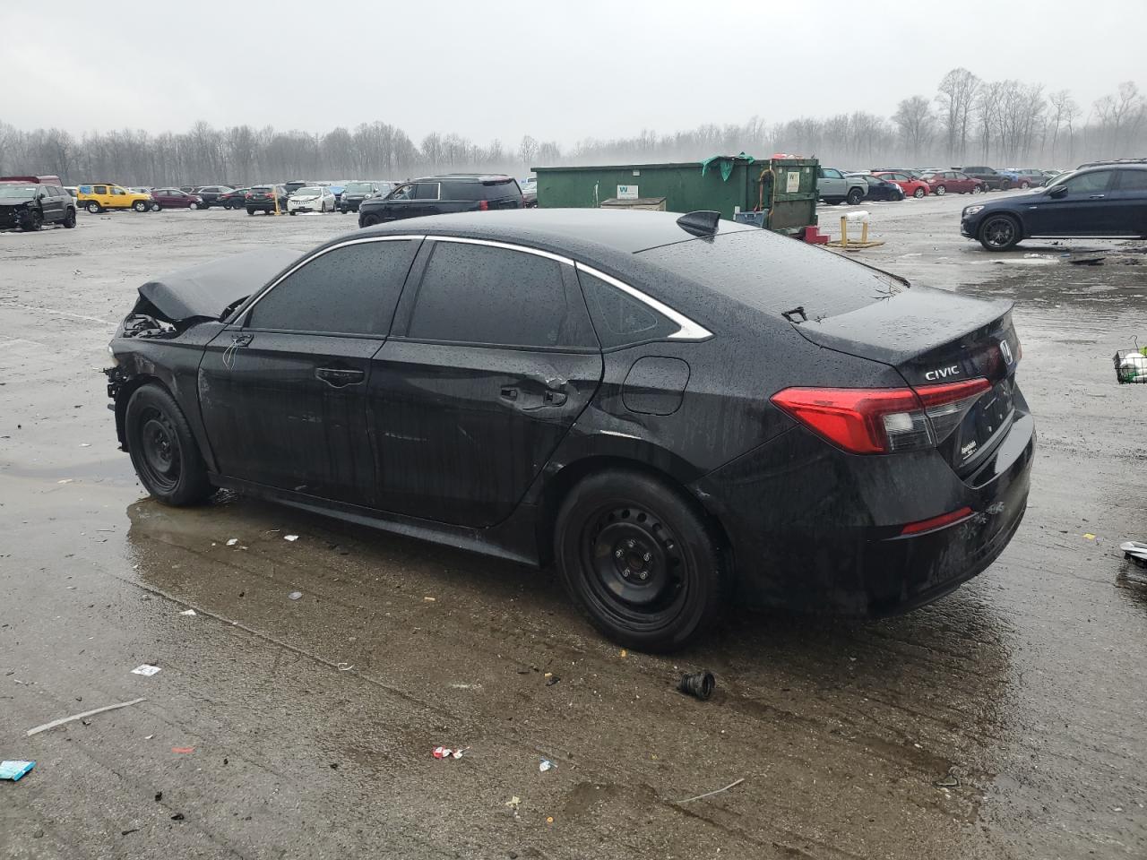 2022 Honda Civic VIN 2HGFE2F20NH508666 Copart auction photo, front end / all over damage thumbnail 2