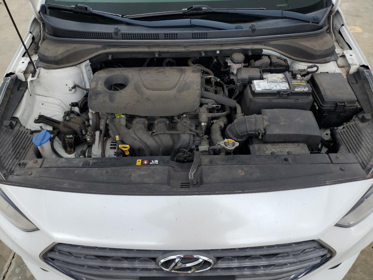 2018 Hyundai Accent VIN 3KPC24A3XJE029215 Copart auction photo, water/flood damage thumbnail 11
