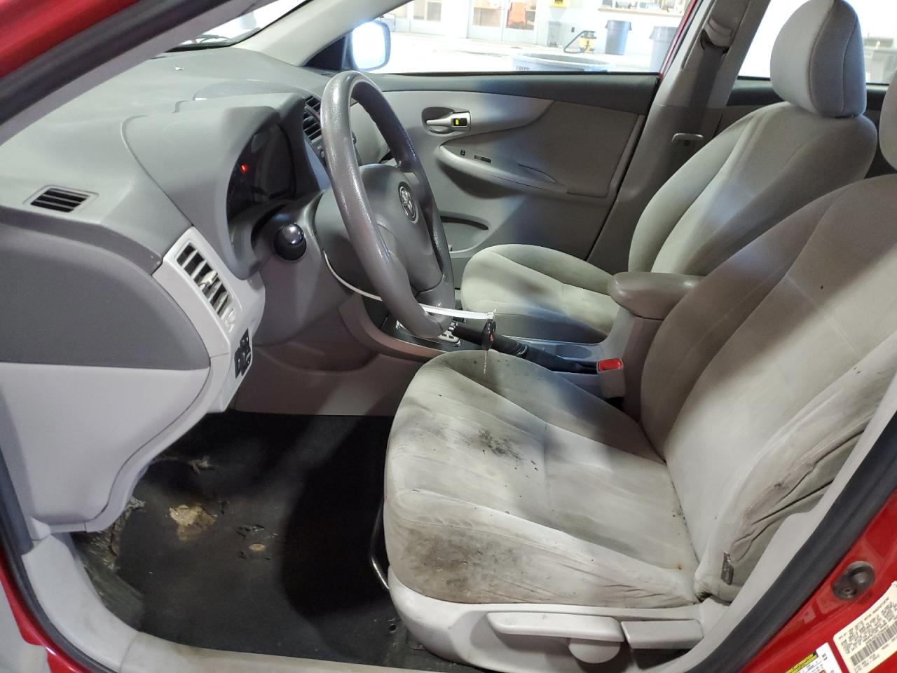 2010 Toyota Corolla VIN 1NXBU4EE1AZ384613 Copart auction photo, side / front end damage thumbnail 7