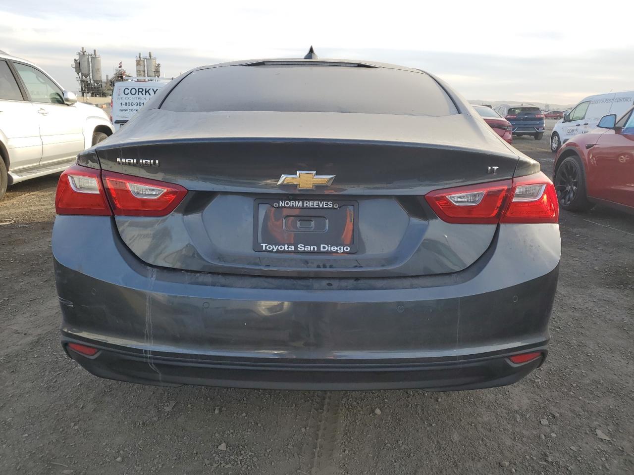 2017 Chevrolet Malibu VIN 1G1ZE5ST9HF161882 Copart auction photo, minor dent/scratches damage thumbnail 6