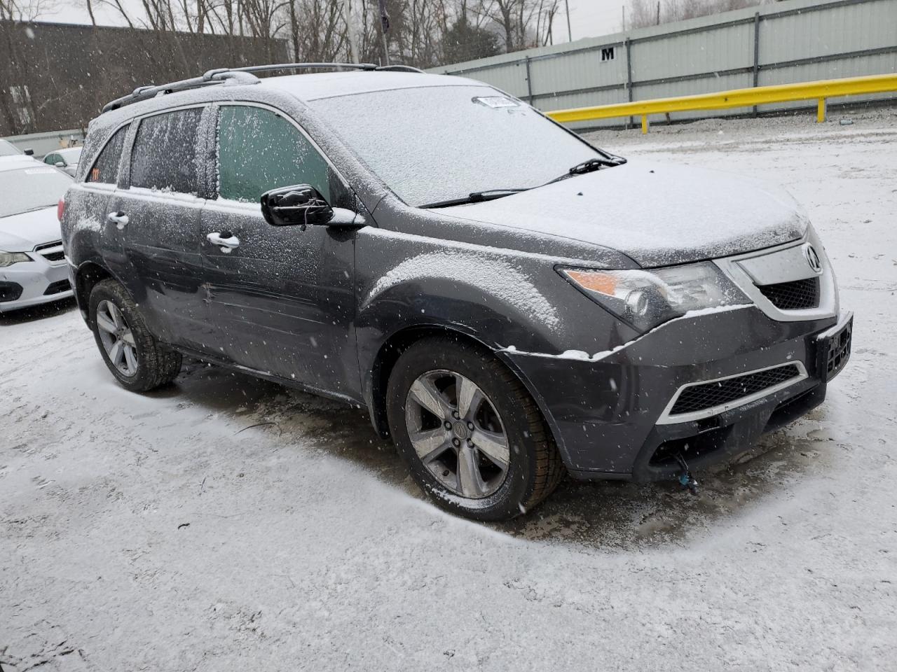 2012 Acura MDX VIN 2HNYD2H22CH509929 Copart auction photo, side damage thumbnail 4