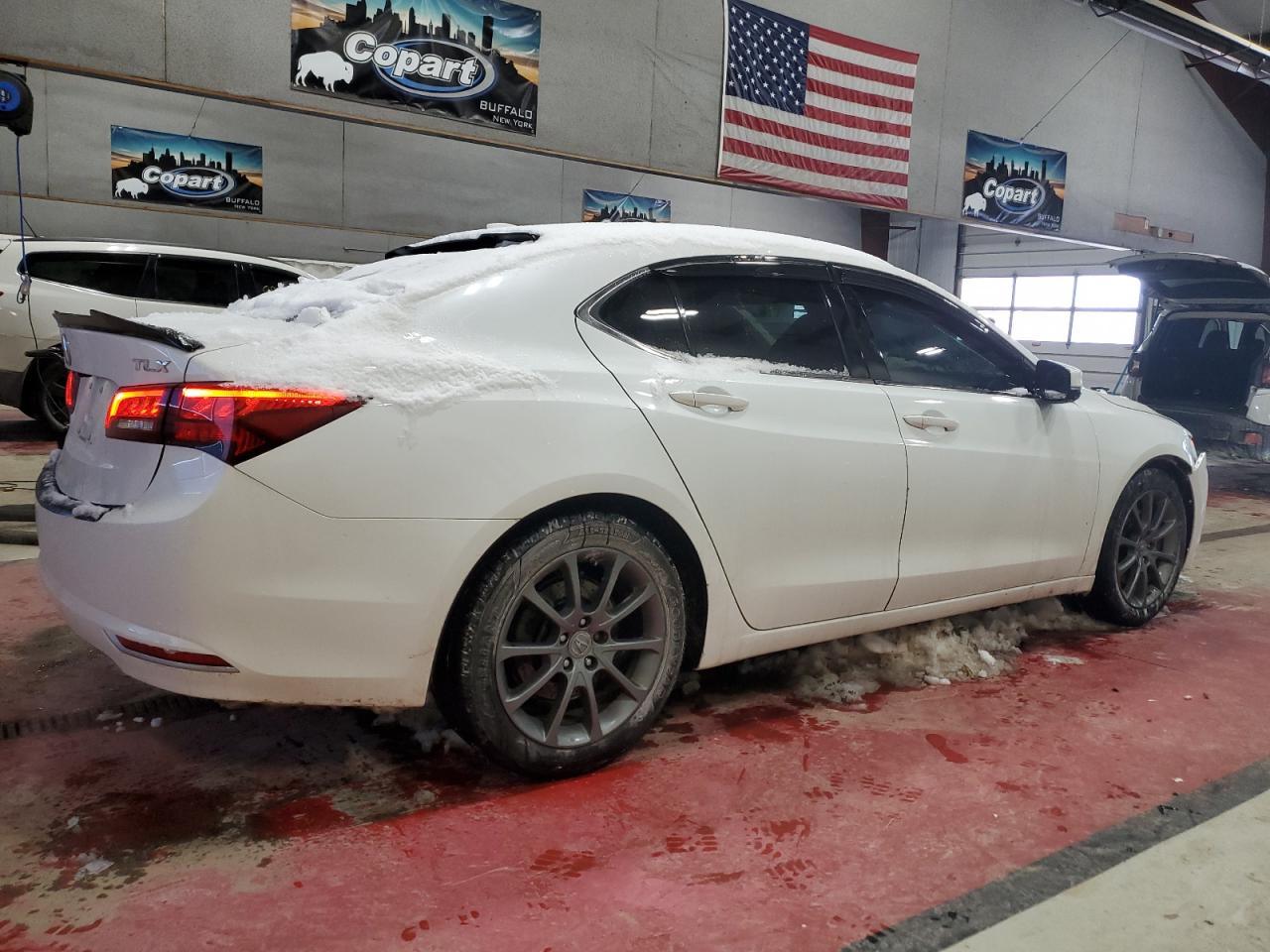2015 Acura TLX VIN 19UUB2F59FA007172 Copart auction photo, front end damage thumbnail 3