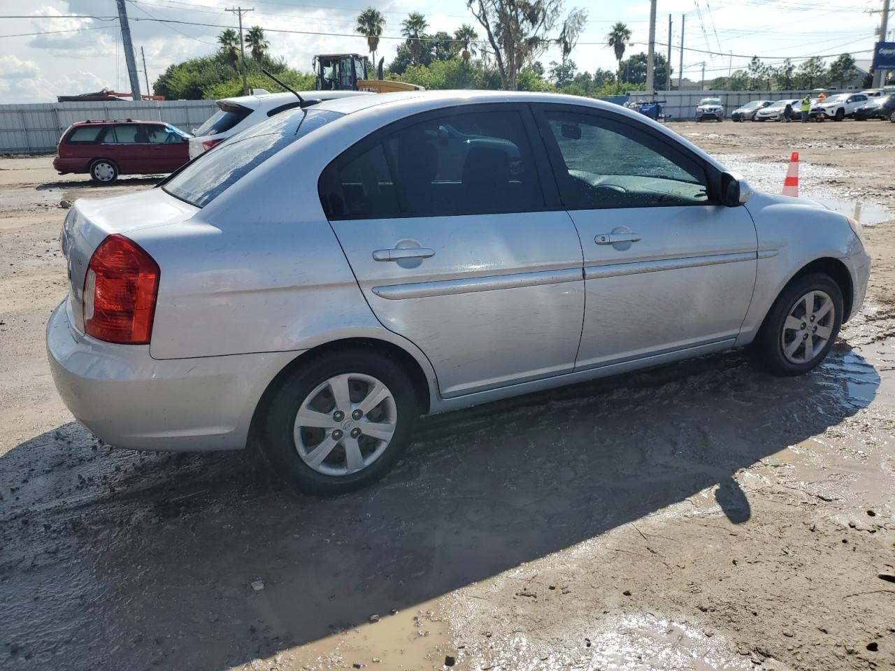 2011 Hyundai Accent VIN KMHCN4AC5BU608022 Copart auction photo, water/flood damage thumbnail 3
