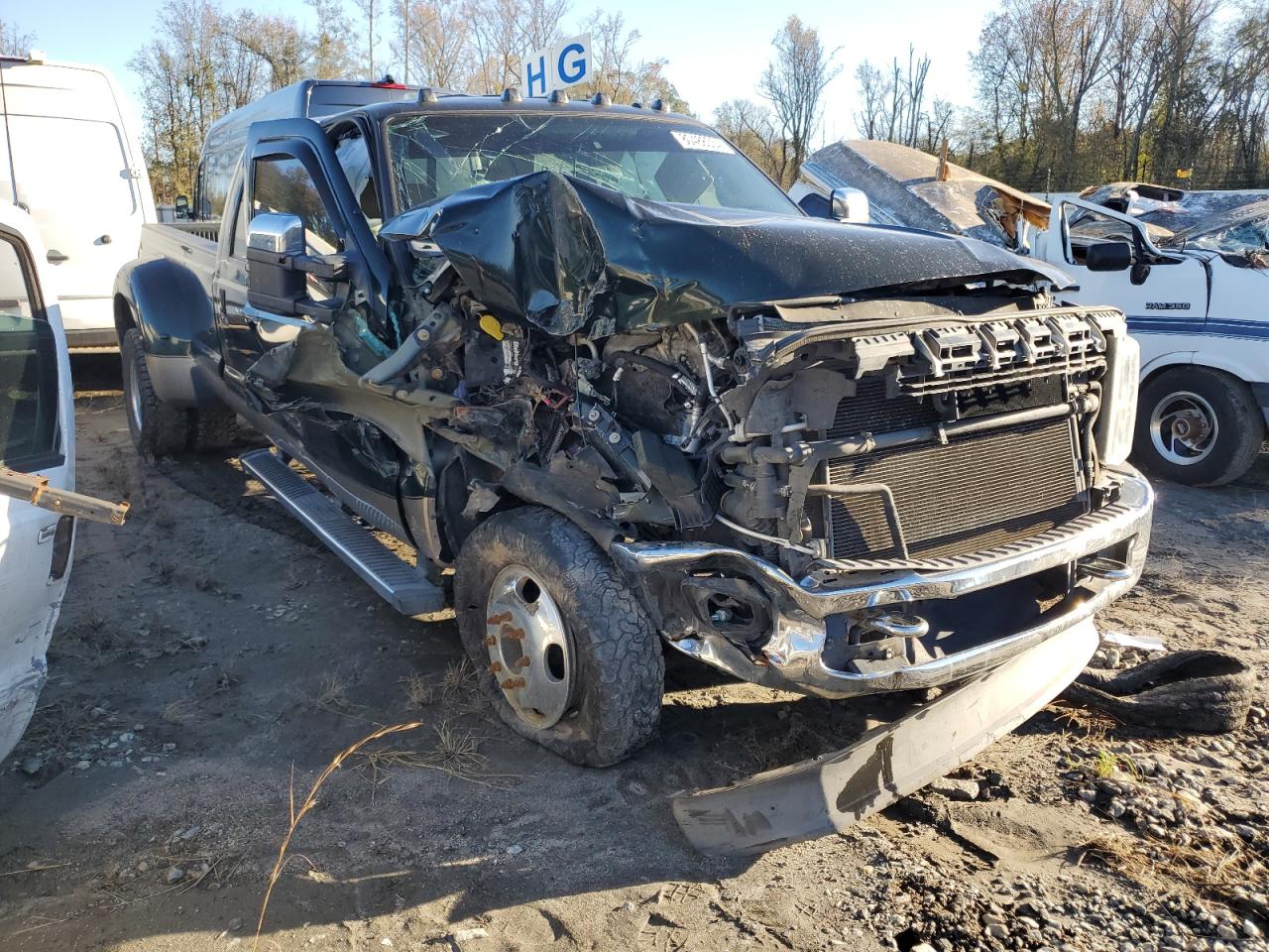 2012 Ford F350 VIN 1FT8W3DT0CED12317 Copart auction photo, front end damage thumbnail 4