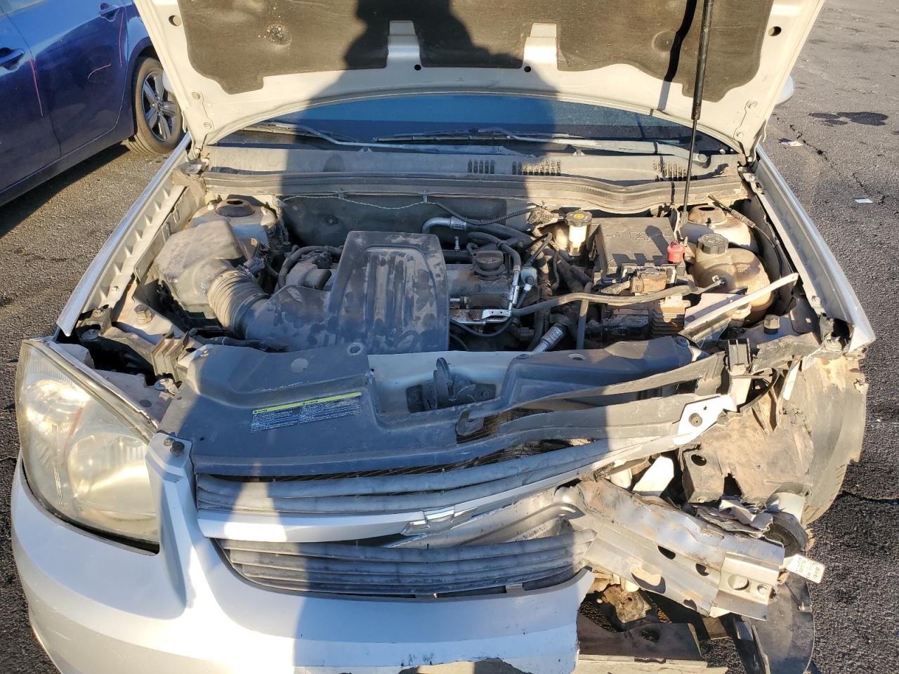 2008 Chevrolet Cobalt VIN 1G1AM58B587156252 Copart auction photo, front end damage thumbnail 11