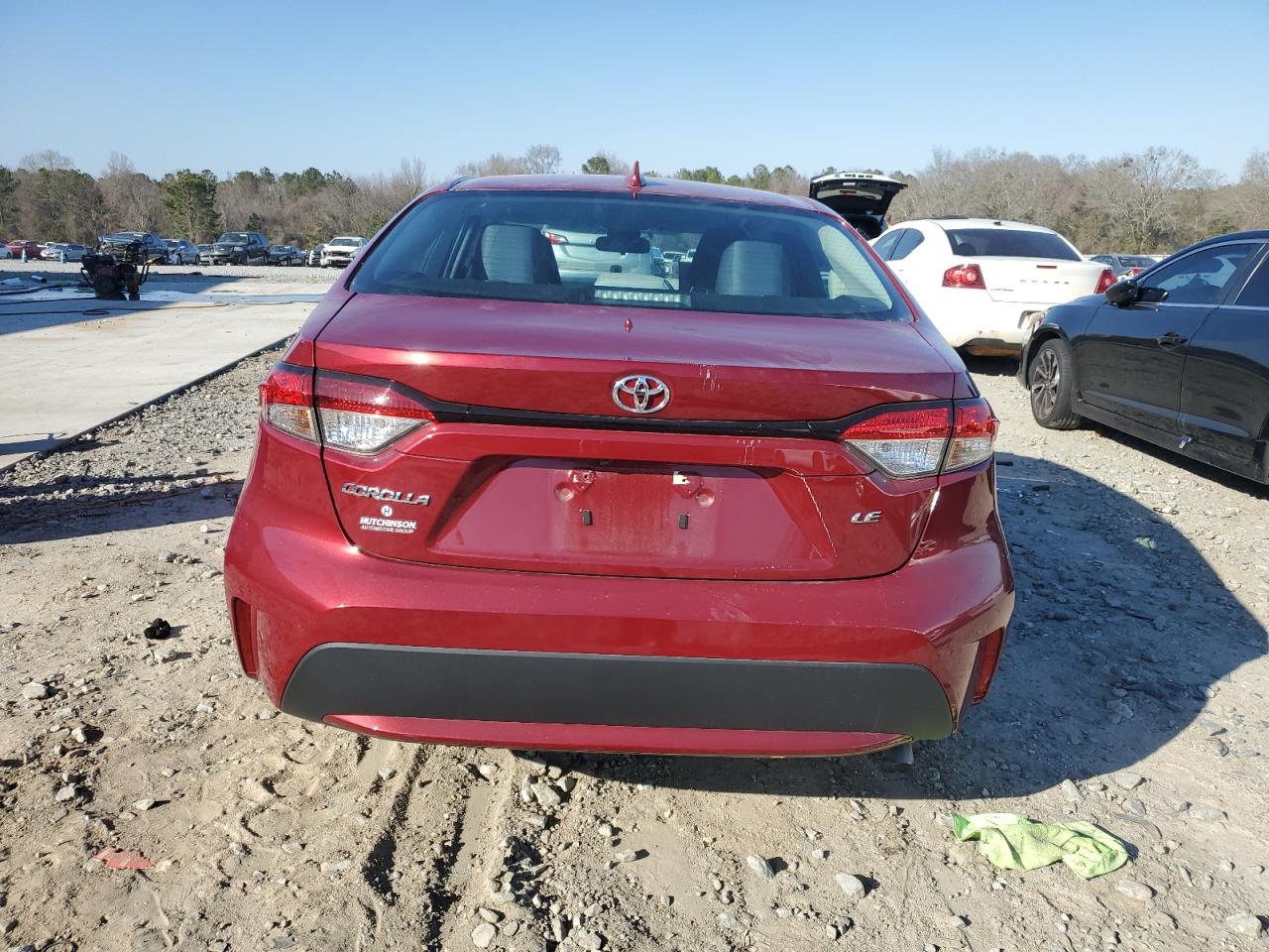 2022 Toyota Corolla VIN 5YFEPMAE8NP367390 Copart auction photo, front end / side damage thumbnail 6