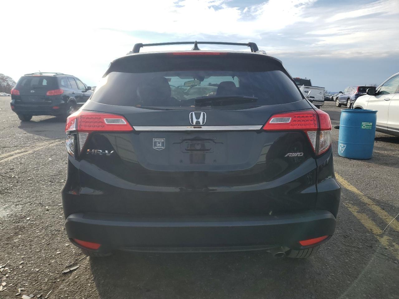 2022 Honda HR-V VIN 3CZRU6H53NM738100 Copart auction photo, front end / rear end damage thumbnail 6