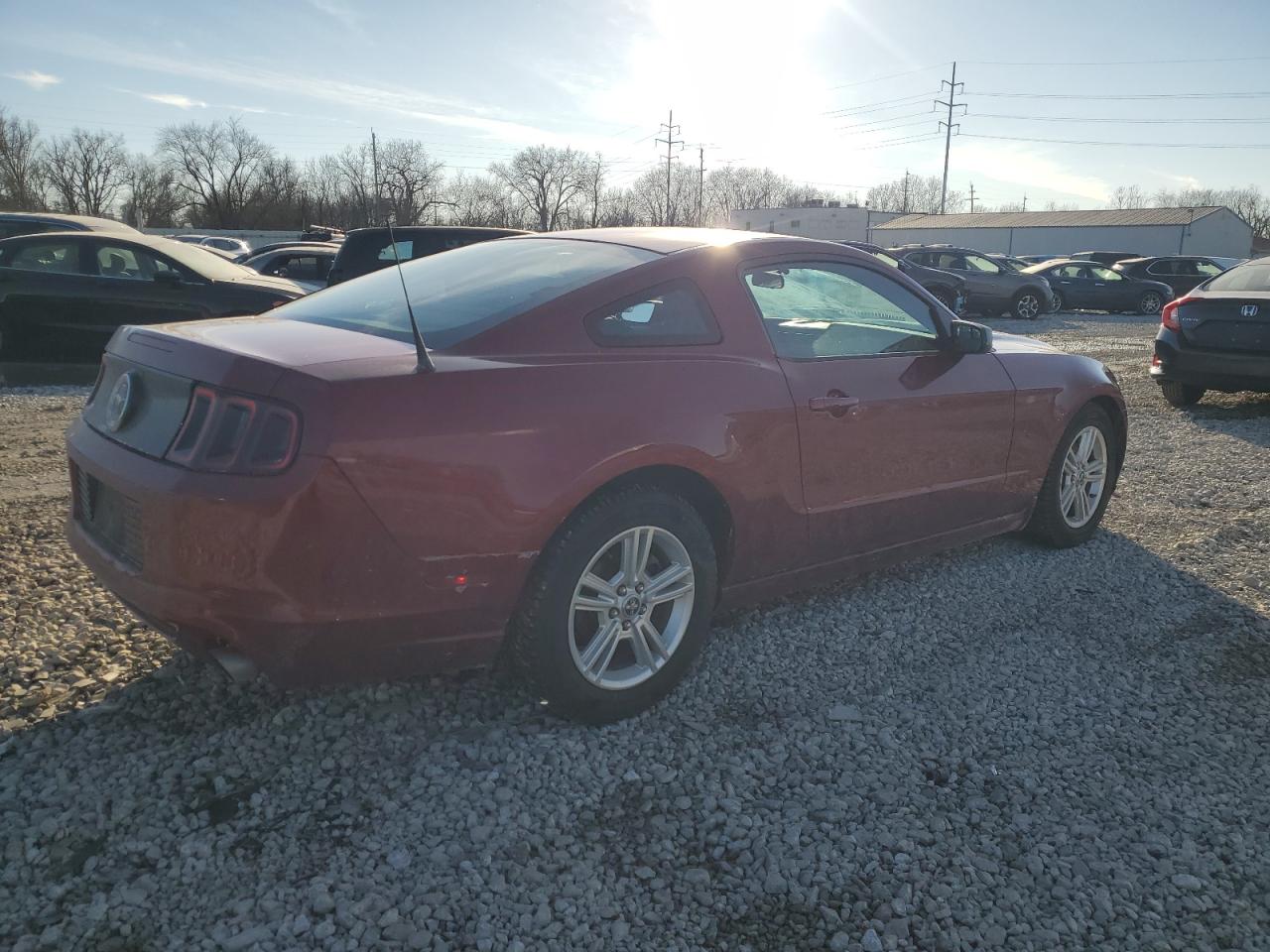 2014 Ford Mustang VIN 1ZVBP8AM7E5319973 Copart auction photo, side damage thumbnail 3