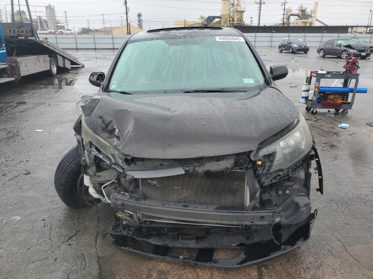 2013 Honda CR-V VIN 5J6RM3H59DL040153 Copart auction photo, frame damage / front end damage thumbnail 5