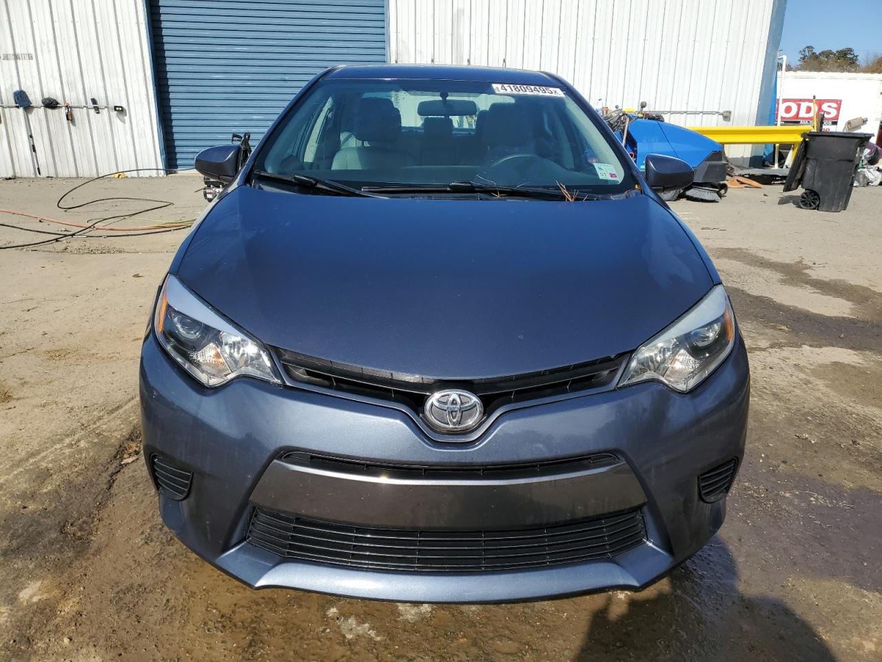 2016 Toyota Corolla VIN 2T1BURHEXGC489380 Copart auction photo, side / rear end damage thumbnail 5