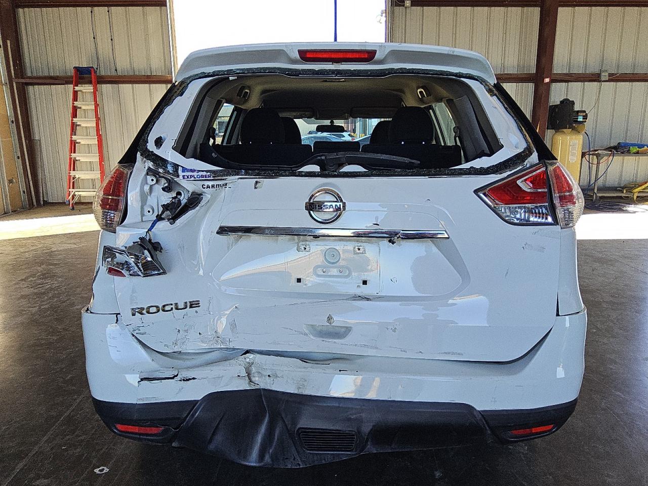 2016 Nissan Rogue VIN 5N1AT2MT7GC799873 Copart auction photo, front end / rear end damage thumbnail 6