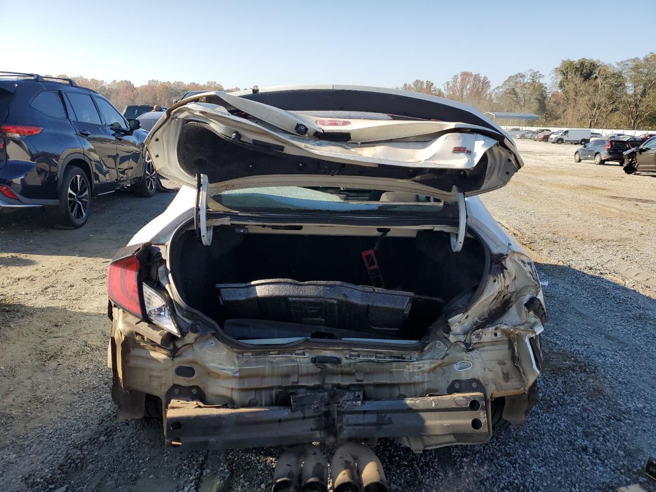 2018 Honda Civic VIN 2HGFC3A58JH751679 Copart auction photo, rear end / front end damage thumbnail 6