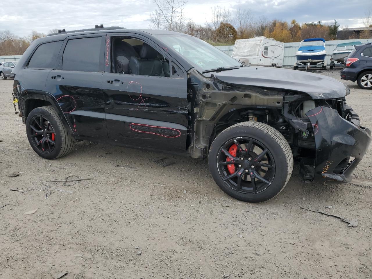 2018 Jeep Grand Cherokee VIN 1C4RJFDJ1JC280554 Copart auction photo, all over damage thumbnail 4