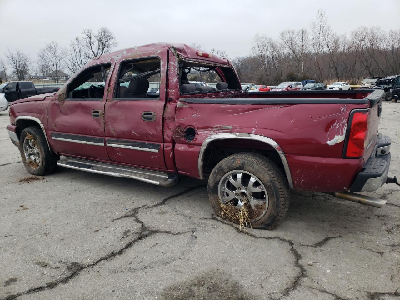 2007 Chevrolet Silverado VIN 2GCEK13V371178061 Copart auction photo, rollover damage thumbnail 2
