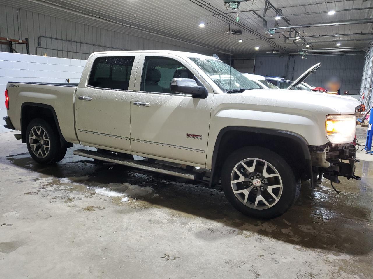 2015 GMC Sierra VIN 3GTU2VEC0FG367285 Copart auction photo, front end / side damage thumbnail 4