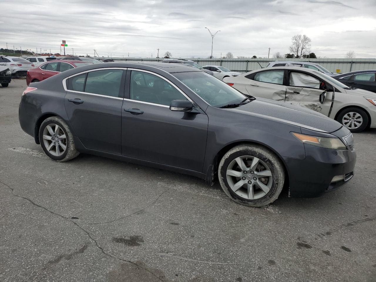 2012 Acura TL VIN 19UUA8F25CA038717 Copart auction photo, front end damage thumbnail 4