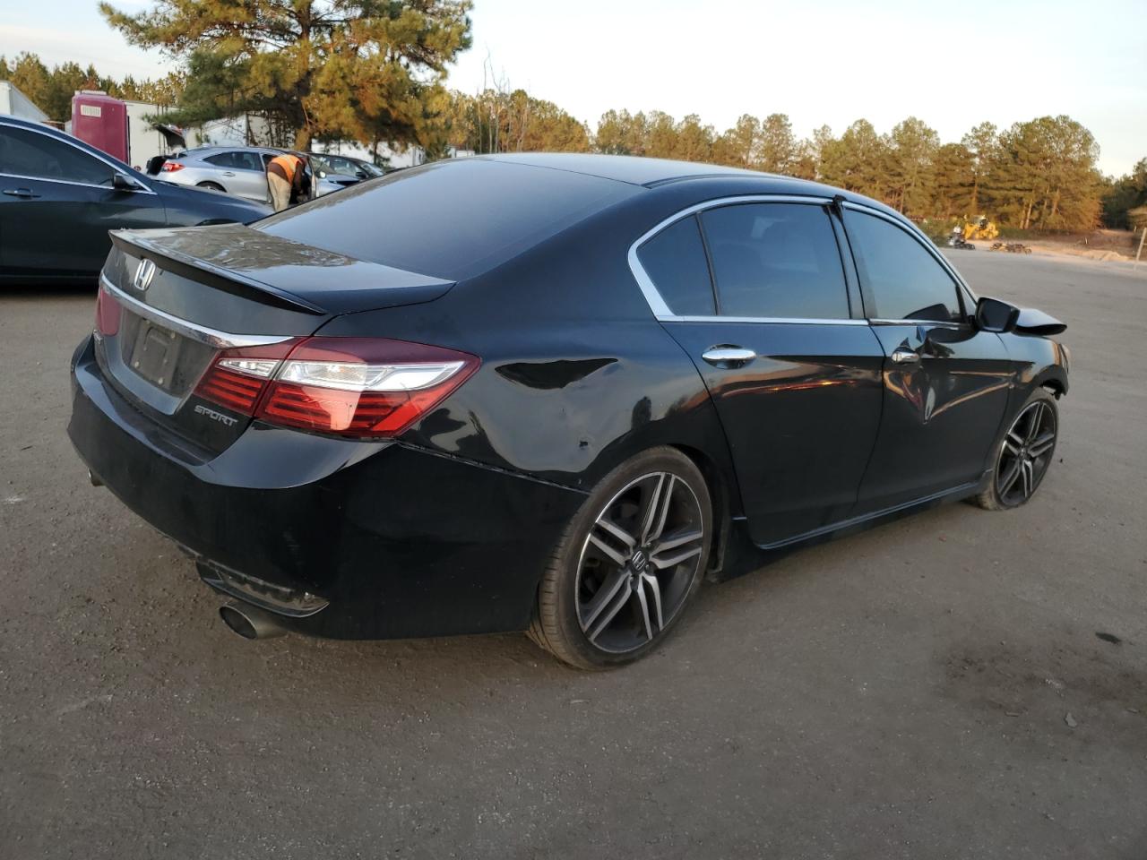 2016 Honda Accord VIN 1HGCR2F55GA091449 Copart auction photo, front end damage thumbnail 3