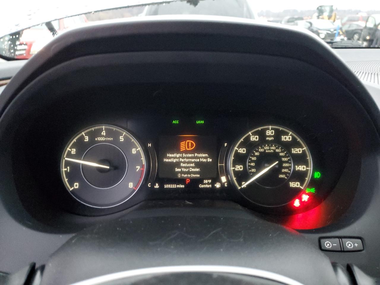 2020 Acura RDX VIN 5J8TC2H72LL022037 Copart auction photo, front end / minor dent/scratches damage thumbnail 9
