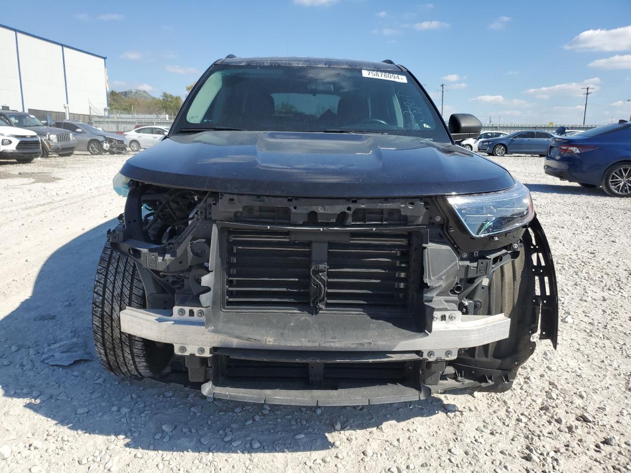 2020 Ford Explorer VIN 1FMSK7DH4LGC57813 Copart auction photo, front end / side damage thumbnail 5
