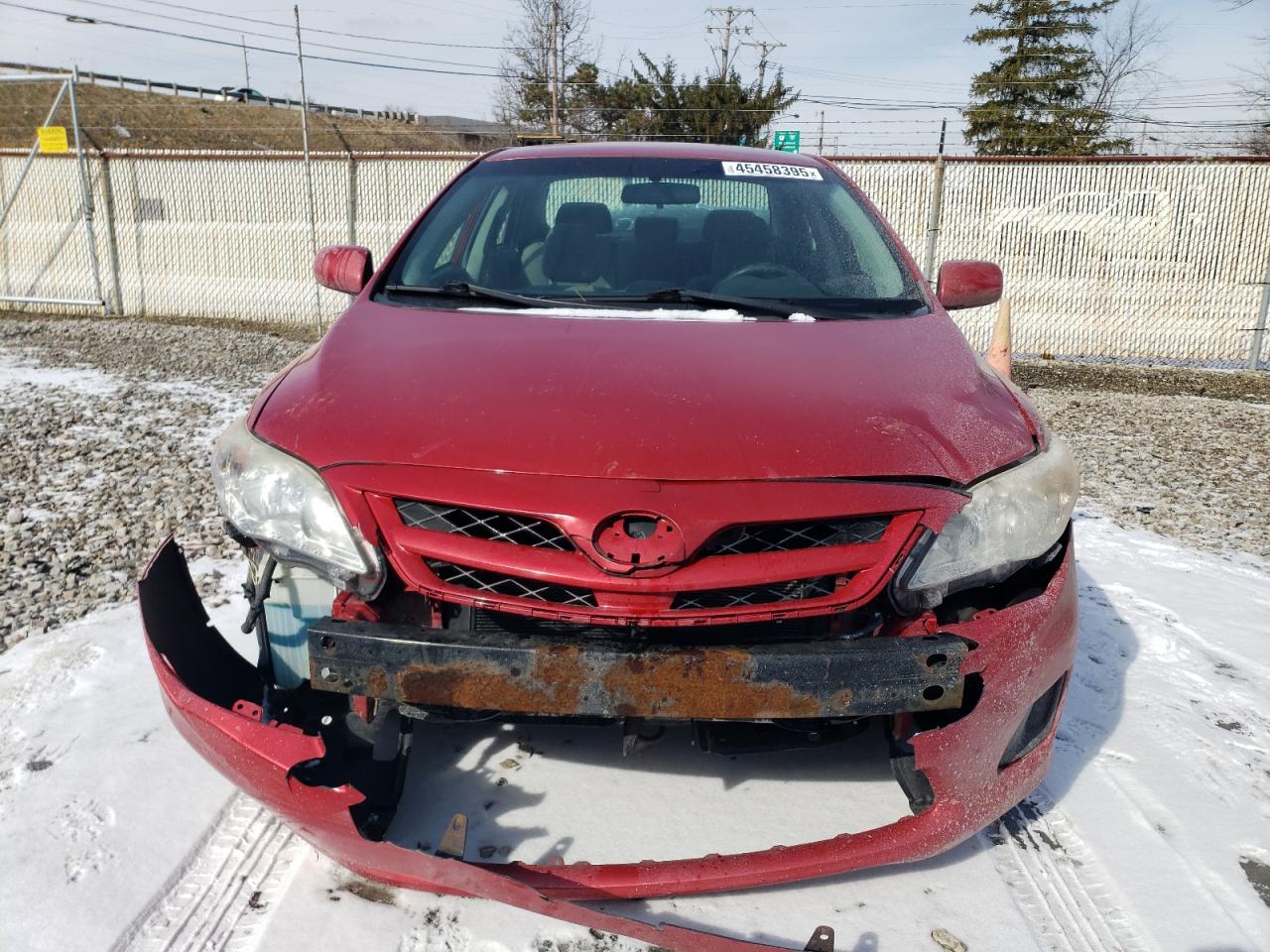 2012 Toyota Corolla VIN 2T1BU4EE2CC810667 Copart auction photo, front end damage thumbnail 5